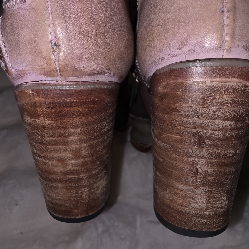 Freebird Flowr boots leather patchwork boho - Picture 4 of 9